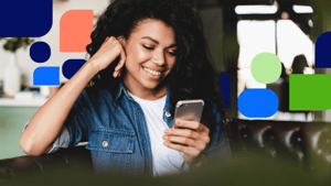 woman-smartphone-connect-shapes
